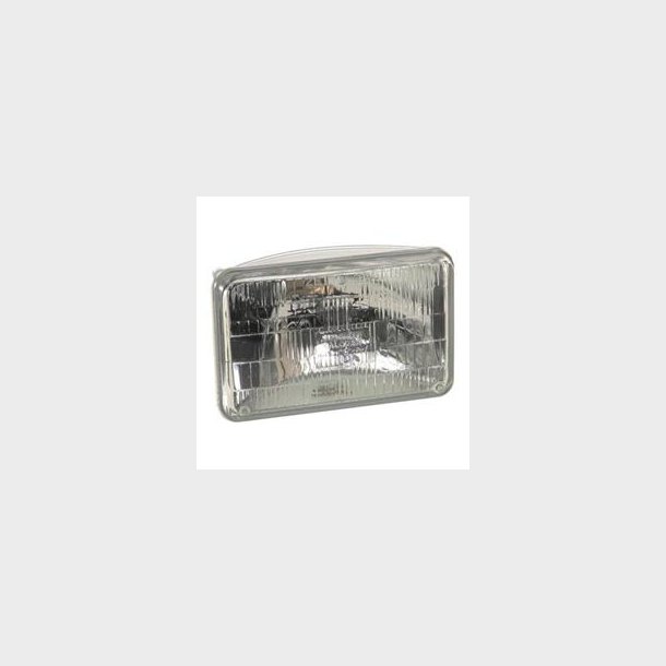 Forlygte halogen sealed beam fjernlys 140 mm. x 80 mm. (H4701)