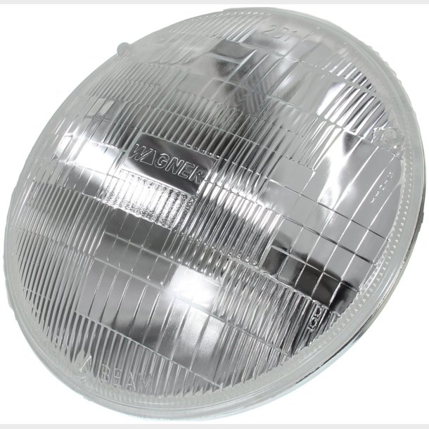 Forlygte 7" halogen sealed beam n�r &amp; fjernlys (H6024 - H6014)