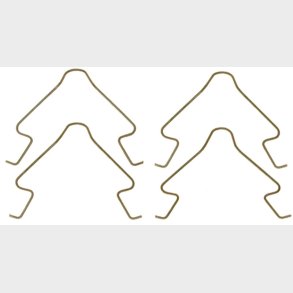 Monteringss�t bremseklodser (Raybestos H6051)