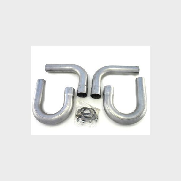  Sidepipe Hookup kit 409 Stainless Steel Universal (Patriot H7402)