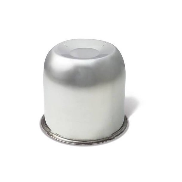 Centerkapsel lukket rustfri stl dia.m. 4,25" = 10,8 cm. (Gorilla HC202SS)