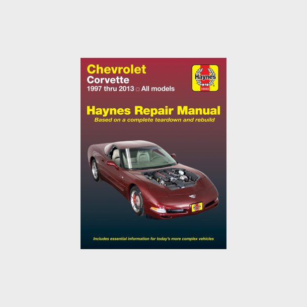 Haynes Reparations H�ndbog, Chevrolet Corvette 1997 til 2013