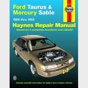 Haynes Reparations H�ndbog, Ford Taurus & Mercury Sable 1986 til 1995