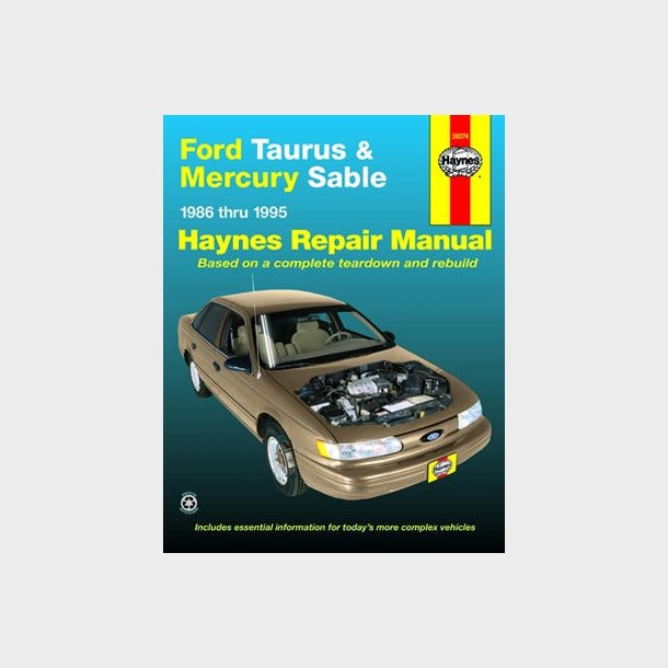 Haynes Reparations H�ndbog, Ford Taurus &amp; Mercury Sable 1986 til 1995