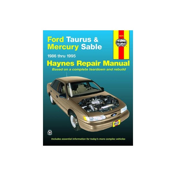 Haynes Reparations H�ndbog, Ford Taurus &amp; Mercury Sable 1986 til 1995