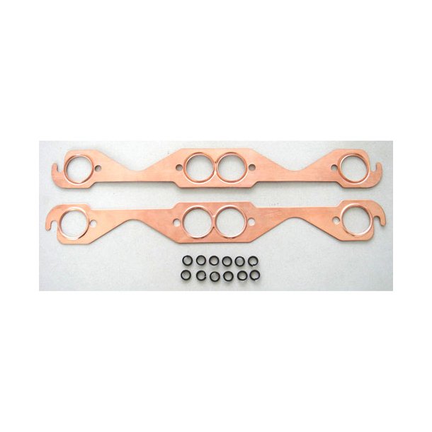 Headerspakning kobber 1,55" Rund Chevrolet S/B V8 1955 til 2000 (RPC R7504)