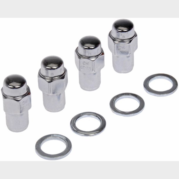 Hjulm�trik chrome 1/2" m. 17,3 mm. styr (Dorman 711208)     