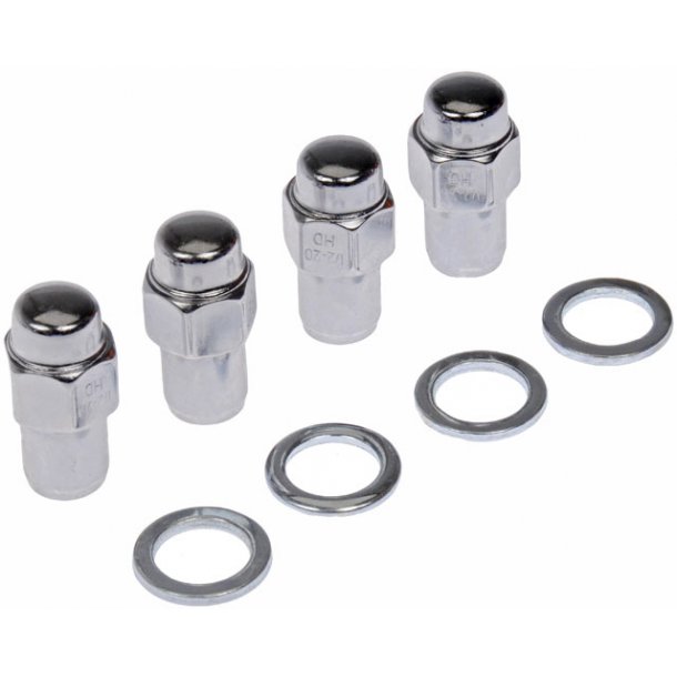 Hjulmtrik chrome 1/2" m. 17,3 mm. styr (Dorman 711208)     