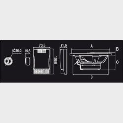 H�jtaler s�t med 2 stk. Alpine SPG-69C2 6x9" (16 x 23cm.) spg69c2
