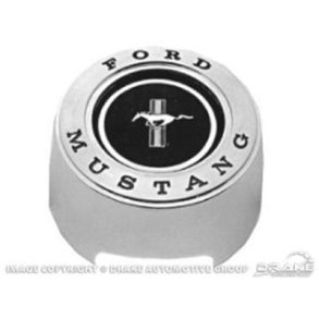 Horn tryk knap til Ford Mustang 1965 & 1966 til Oe' Deluxe rat, c5zz-3623-ar