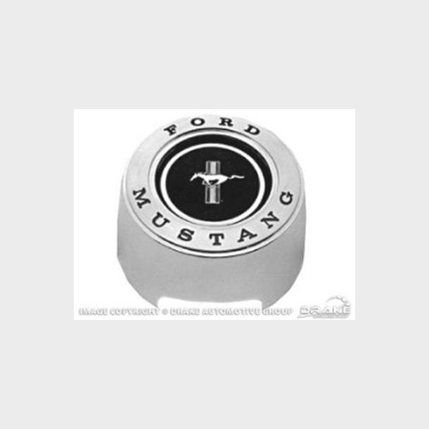 Horn tryk knap til Ford Mustang 1965 &amp; 1966 til Oe' Deluxe rat, c5zz-3623-ar