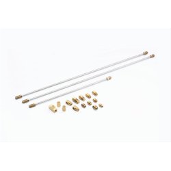 Fitting omlber st incl. bremserr til Line lock kit 3/8-24 - 1/8 in NPT (B&M 5671510)