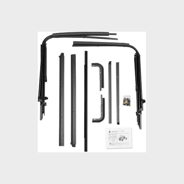 Kaleche stativ til Jeep Wrangler fra 1988 til 1995 - Bestop OEM Replacement Hardware Kits 55004-01