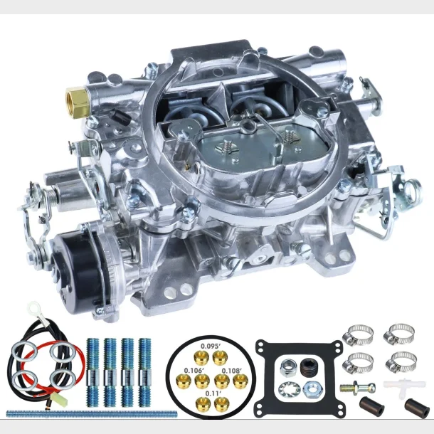 MARINE Karburator 600 cfm vaccum med El chocker, 4 Barrel 600CFM Carburetor With Electric Choke