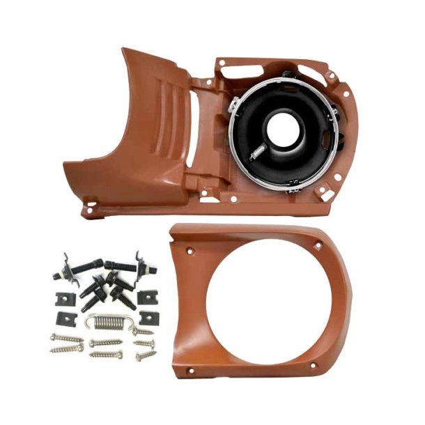 Karosseridel, skrm/lygte nse-st til venstre for Ford Mustang 1964 til 1966 (fm-bh004) Bucket 