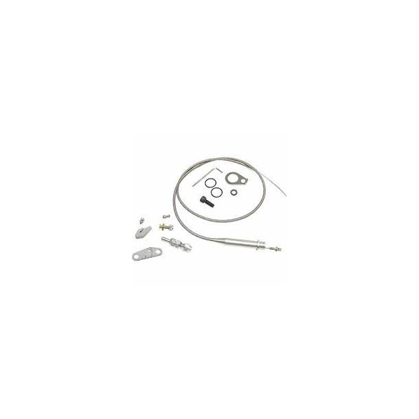 Kickdown kabel st incl. beslag til Chevy TH350 gearkasse  (RPC R6053) Flexible GM. Kickdown Cable