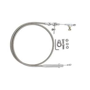 Kickdown kabel st incl. beslag til Chrysler 904 gearkasse  (RPC R5103) Flexible GM. Kickdown Cable