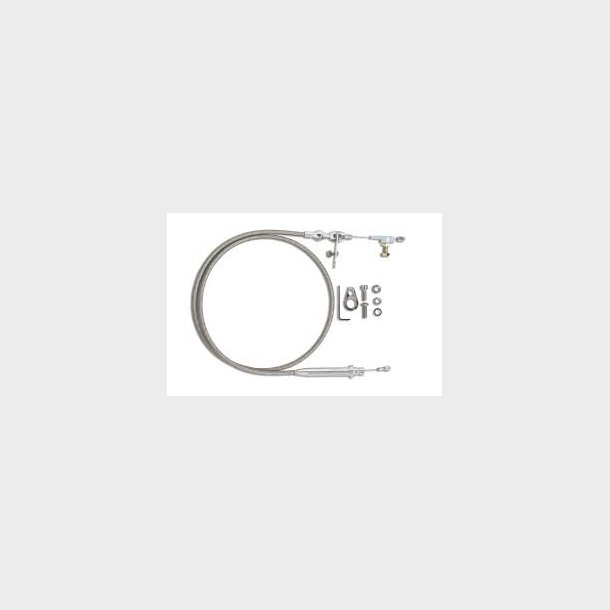 Kickdown kabel s�t incl. beslag til Chrysler 904 gearkasse  (RPC R5103) Flexible GM. Kickdown Cable