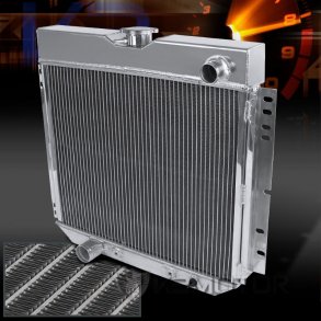 Kler poleret Alu. med indbygget oliekler Ford Mustang 1967 til 1970 (RAD6340S 338) Se billed/info