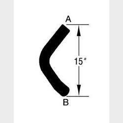 K�lerslange nederste Chrysler, Dodge og Plymouth 1969 til 1972 (Dayco 70492 - Gates 20663)