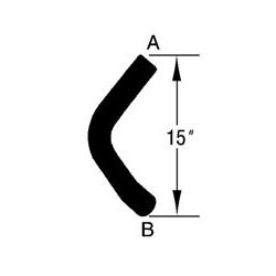 Klerslange nederste Chrysler, Dodge og Plymouth 1969 til 1972 (Dayco 70492 - Gates 20663)