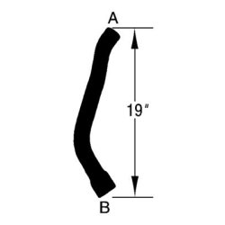Klerslange nederste GM 1971 til 1981 (Dayco 70661 - Gates 20854)