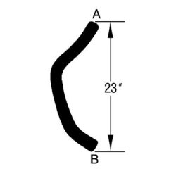 Klerslange verste Pontiac Firebird 265 &amp; 301 1970 til 1981 (Dayco 70973 - Gates 20710)