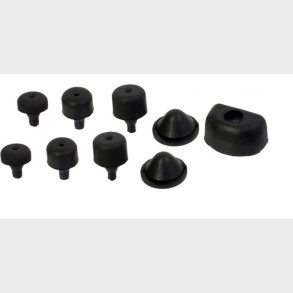 Anslagsklodser / Hood bumper kit i 9 dele Ford F1/F2 1948 til 1952 (LMC 41-1500)