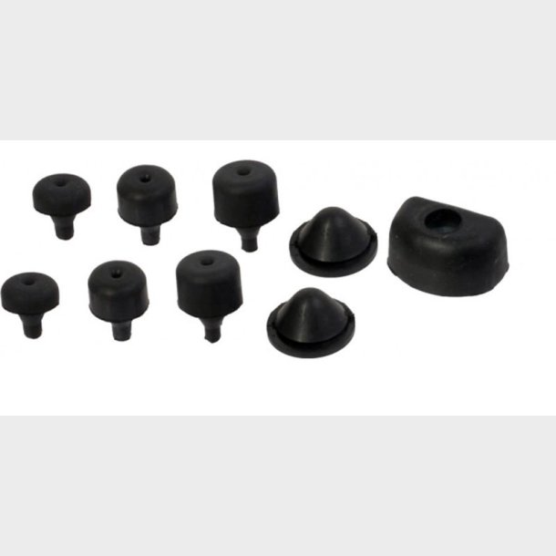 Anslagsklodser / Hood bumper kit i 9 dele Ford F1/F2 1948 til 1952 (LMC 41-1500)