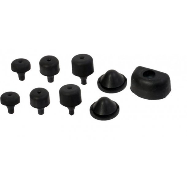 Anslagsklodser / Hood bumper kit i 9 dele Ford F1/F2 1948 til 1952 (LMC 41-1500)