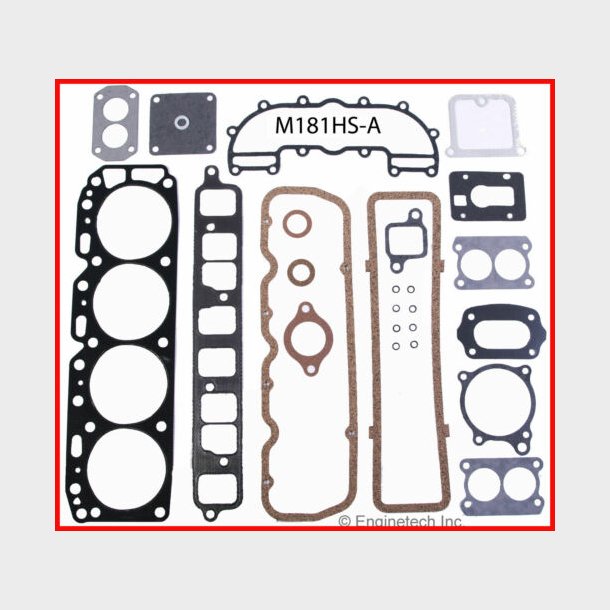 Slibes�t GM Marine 3,0 4 cyl. (Enginetech M181HS-A - Felpro HS2617) Head set