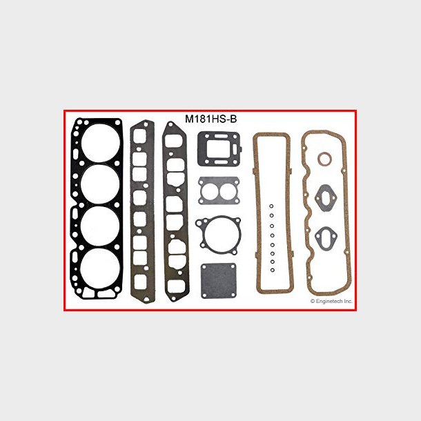 Slibes�t GM Marine 3,0 4 cyl. (Enginetech M181HS-B) Head set