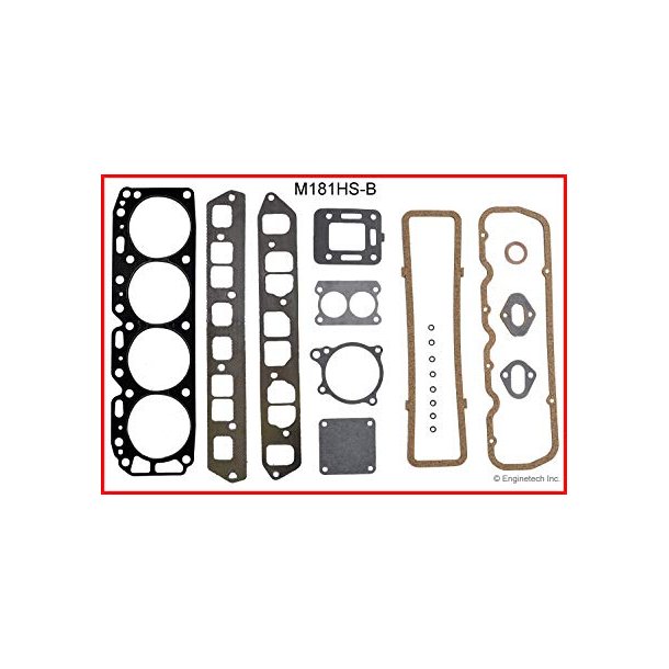 Slibest GM Marine 3,0 4 cyl. (Enginetech M181HS-B) Head set