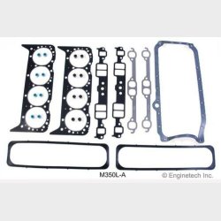 Komplet pakningss�t 1 pc. Marine Chevrolet 350" = 5,7 V8 1986 til 1995 (Enginetech M350L-A) Full set