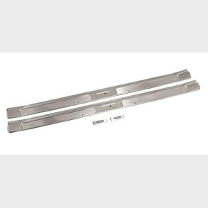 Indstigningslister alu. sill / scuff plate s�t m. 2 stk. Mustang 1969 til 1970 (TFA MA26539)