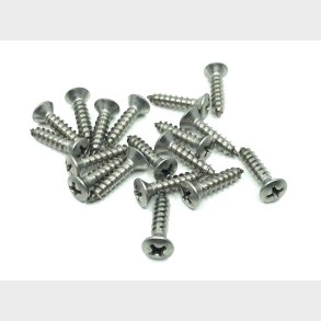 Skruer for indstigningslister 18 stk. Mustang m. fl. 1964 til 1973 (TFA MA40154)