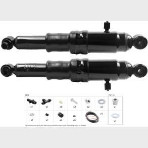 St�dd�mpers�t bag Hi-jackers Corvette 1963 til 1982 (Monroe MA785)