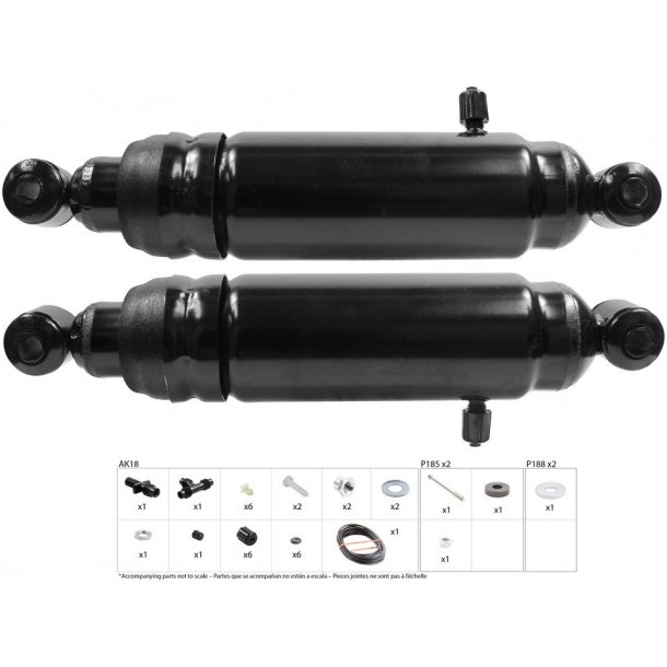 Stddmperst bag Hi-jackers Chevrolet G10 &amp; G20 1978 til 1995 (MA817) Shocks Absorbers