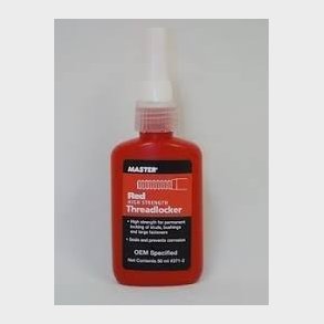 Master Skruesikring, high strength 6ml (threadlocker adhesive 271-1) Gevindsikringslim &�Universal