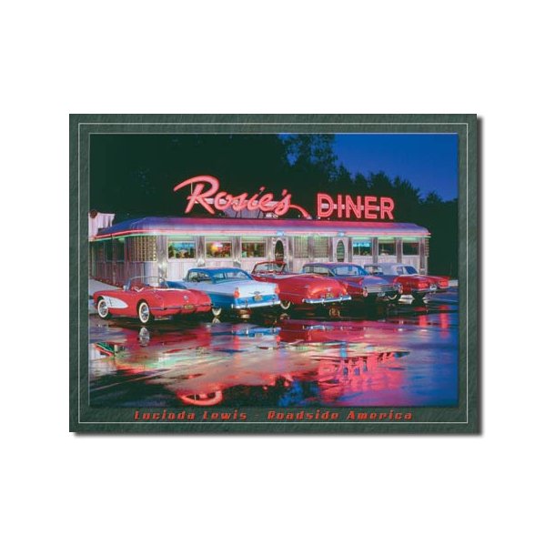 Metalskilt Rosie's Diner