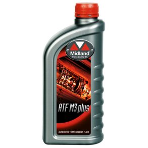 Midland ATF M3 Plus, Automat servo & gearolie Dexron lll/Mercon / Mercon V.  1 liter