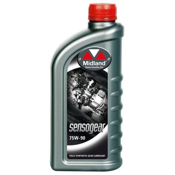 Midland Sensogear 75w90 Bagt�jsolie 1 Liter, Transmission oil, "Schweizisk kvalitet med Amerikansk DNA."