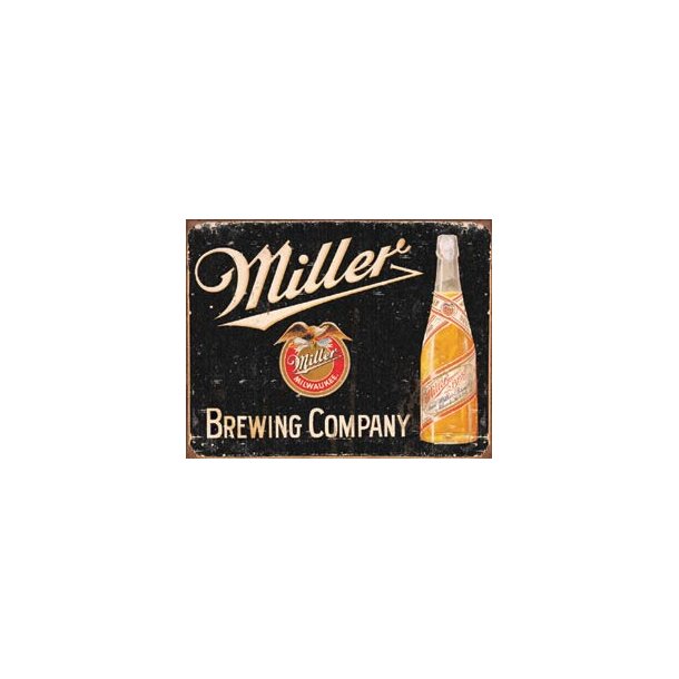 Metalskilt Miller Brewing Vintage 