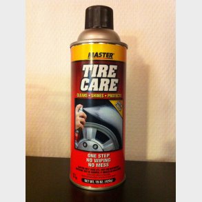 Master Tire Care Foam Aero, D�k pleje - Vedligeholder og holder dine d�k i en skarp/blank sort farve