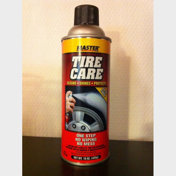 Master Tire Care Foam Aero, D�k pleje - Vedligeholder og holder dine d�k i en skarp/blank sort farve