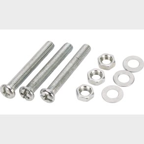 Monterings bolt s�t til trailer stikd�se 40163-40167-40168 Monteringss�t Stikd�se 