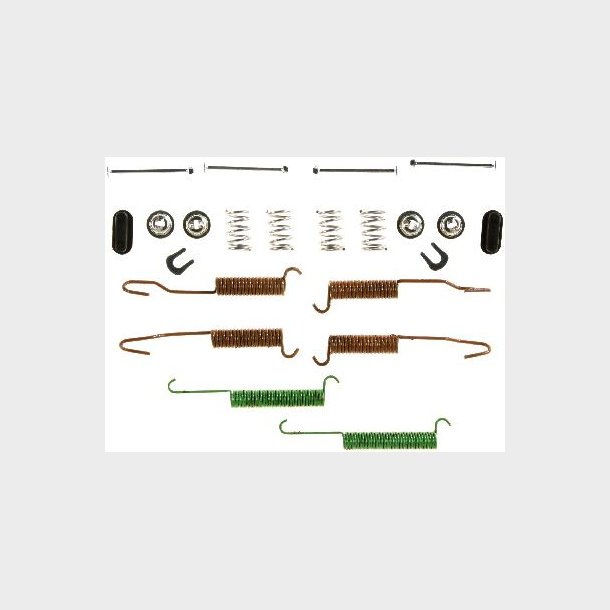 Monteringss�t bremsebel�gning Chrysler, Dodge &amp; Plymouth 1969 til 1989 (Bendix H7250 - HW7250)