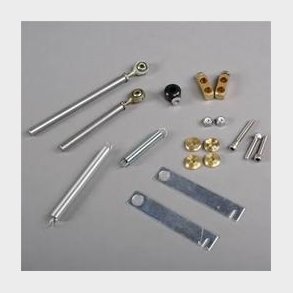 Monteringss�t til dobbelt karburator, Edelbrock Throttle Linkage Kits 7094 (se info & billede)