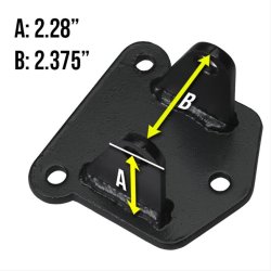 Motoroph�ng/beslag p� rammen Performance GM 350, 383, 396, 400 &amp; 454 Trans-Dapt Motor #4232