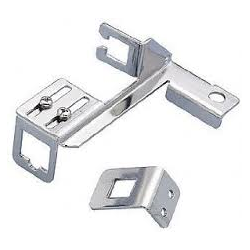 Beslag chrome til speeder &amp; kickdown kabel 'Universal' (Mr. Gasket 6039 - RPC R9620)